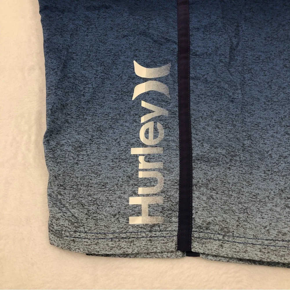 Hurley Surf Blue Speckled & Purple Beach Pool Swim Trunks Board Shorts Mens 38.
